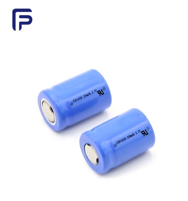 250mah 14250 Battery 3.7 V , Lithium Rechargeable Battery Deep Cycle