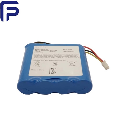7.4V 5000mAh18650 Lithium Ion Battery Pack Untuk Kamera Sertifikat KC